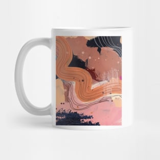 Modern abstract painting, acrylic painting 5 Mug